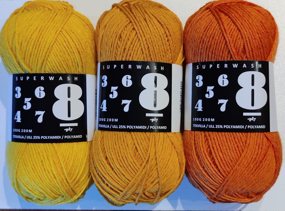8-PLY, 100g = 200m, Markus Company