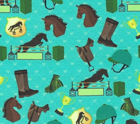 ODIN, hevoset ja tarvikkeet, sinivihreä