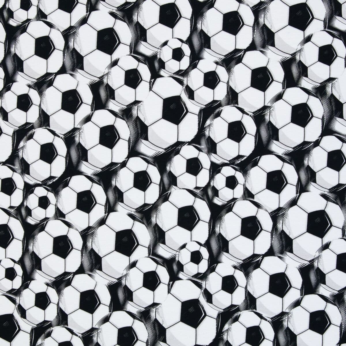 Trikoo, JALKAPALLOT mustavalkoinen