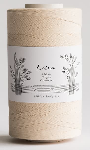 Kotimainen KALALANKA, 9-säikeinen 500g, Liina LUONNONVALKOINEN