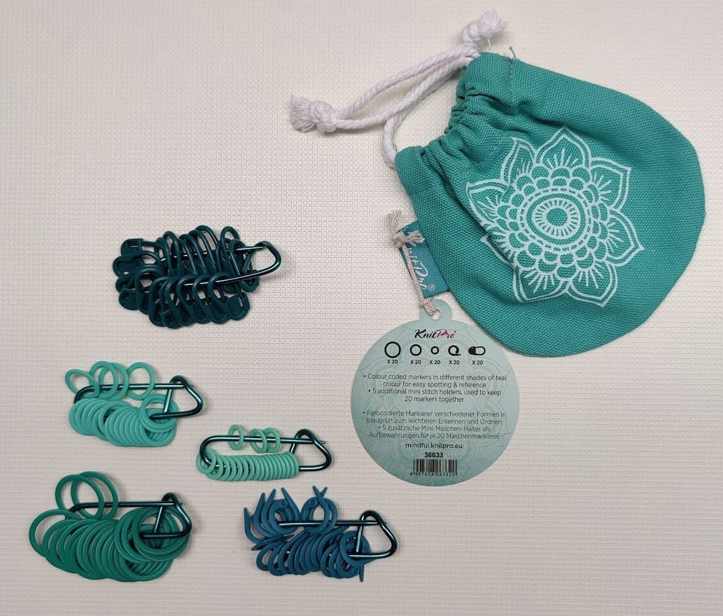 KnitPro SILMUKKAMERKIT pussissa, 100kpl