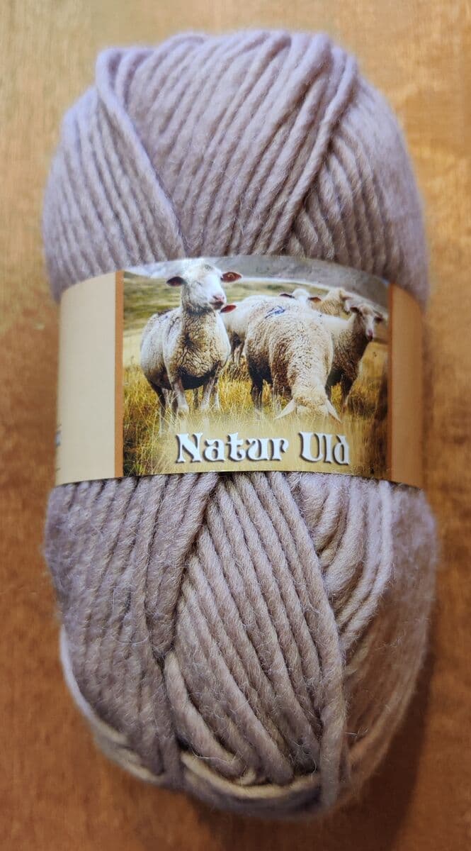 Natur Uld 100g Hjertegarn- Rusehtavaroosa 2260