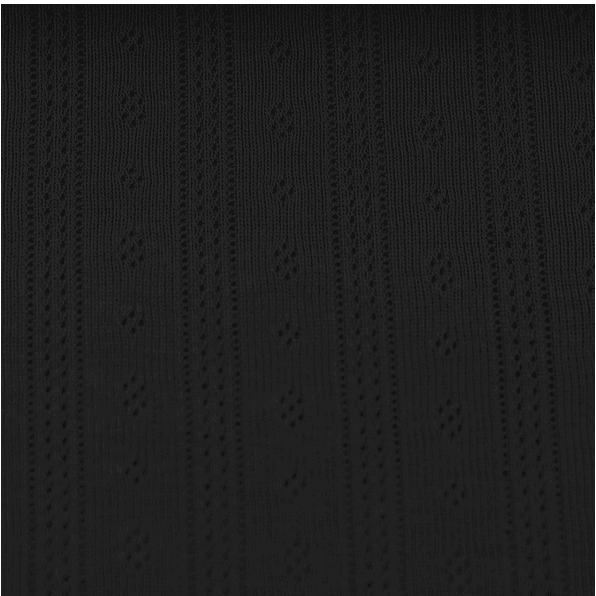 Pitsitrikoo TIANA, 100% puuvilla- MUSTA