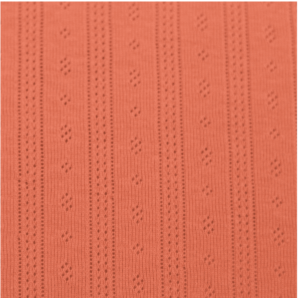 Pitsitrikoo TIANA, 100% puuvilla- PERSIKKA