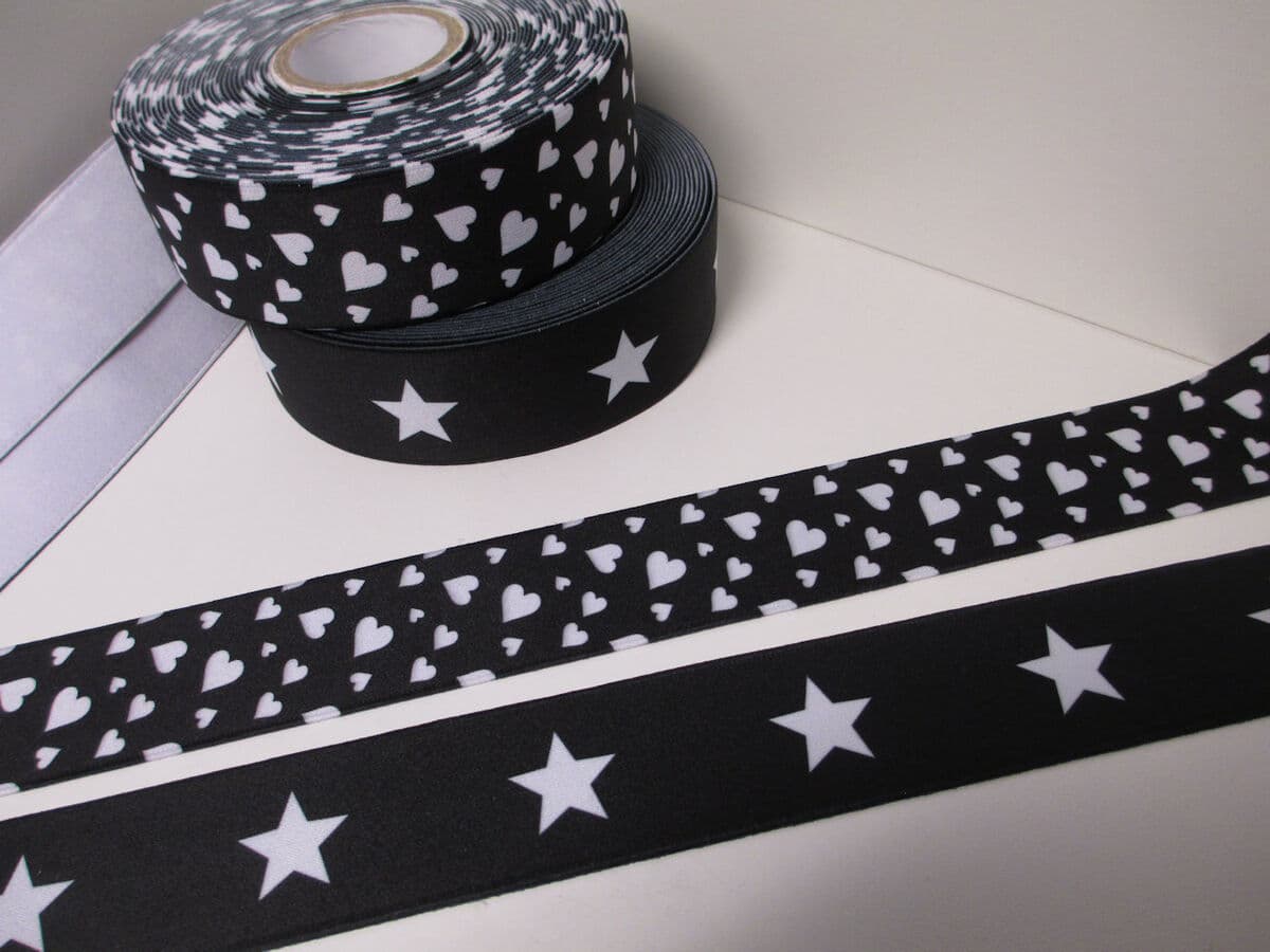 PEHMEÄ Boxerikuminauha, 40mm MUSTA