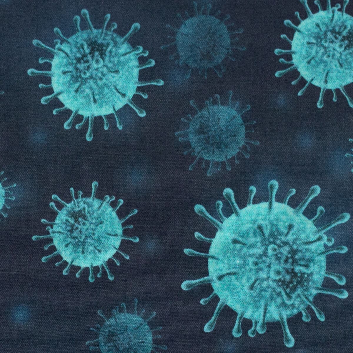 KIM puuvillakangas, PIIKKIPALLOT Sininen