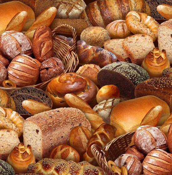 Puuvillakangas 112cm, LEIVÄT