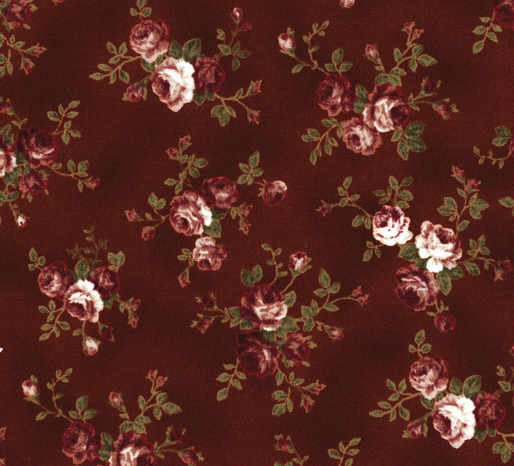 Puuvillakangas 112cm, PIKKURUUSU ruskea