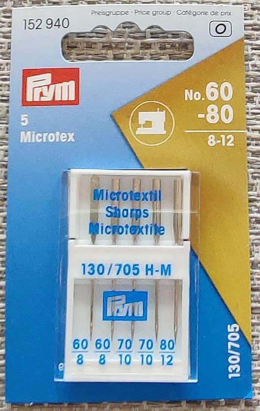 Koneneula Microtex n:o 60-80, Prym 152940