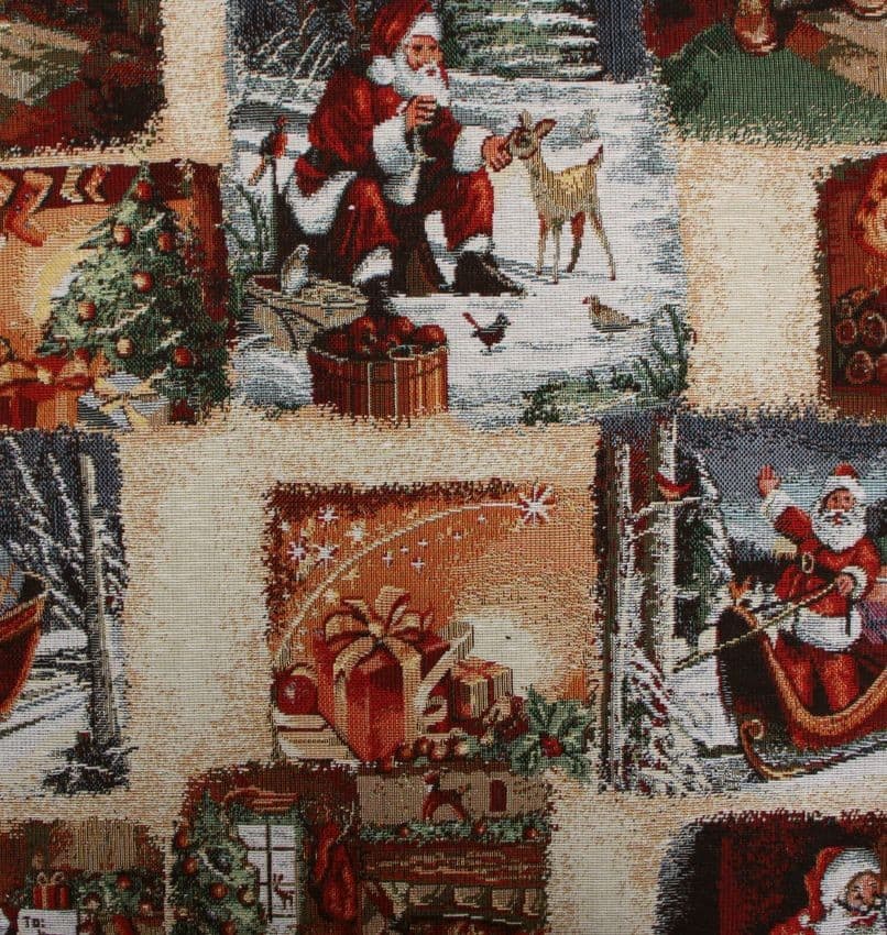 Jouluinen sisustuskangas