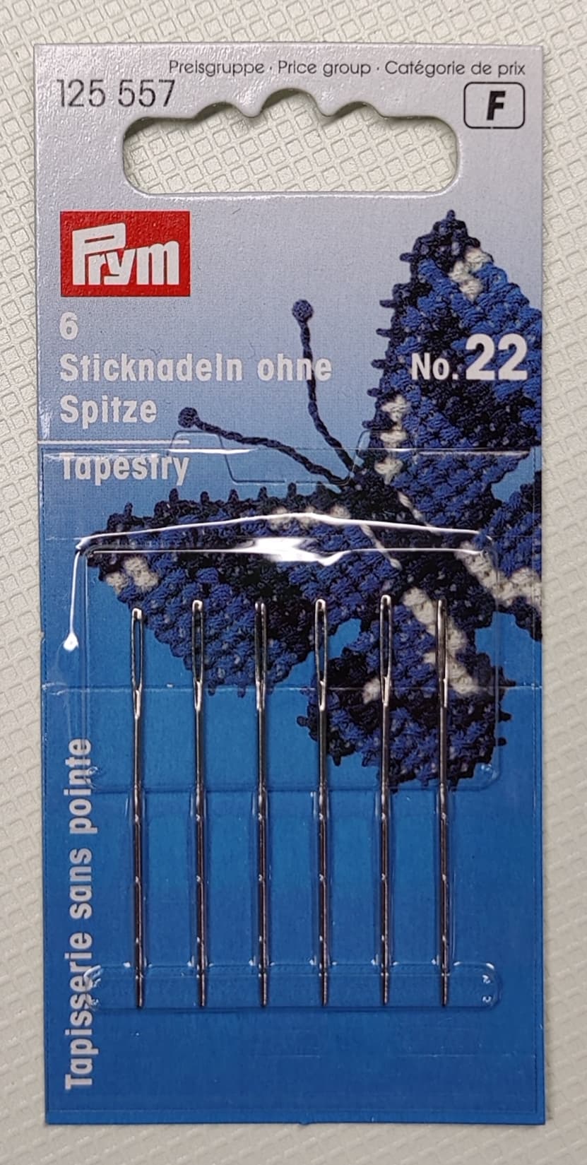 Kanavatyöneula tylppä, No:22, Prym 125557