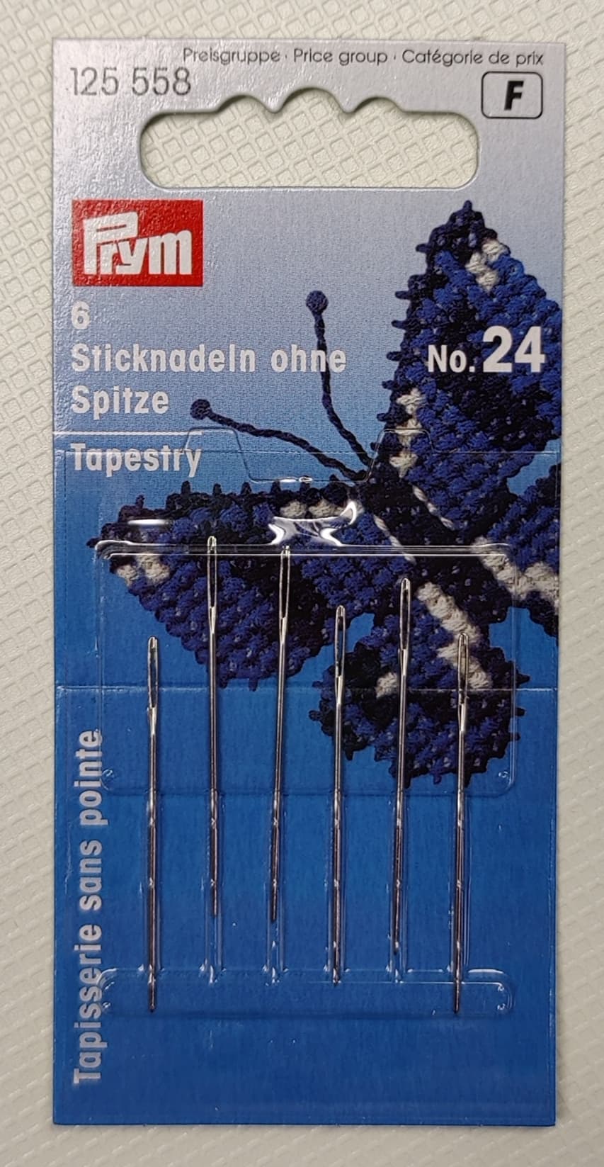 Kanavatyöneula tylppä, No:24, Prym 125558