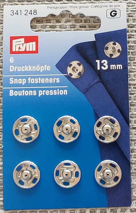 Neppari 13mm, ommeltava, Prym 341248