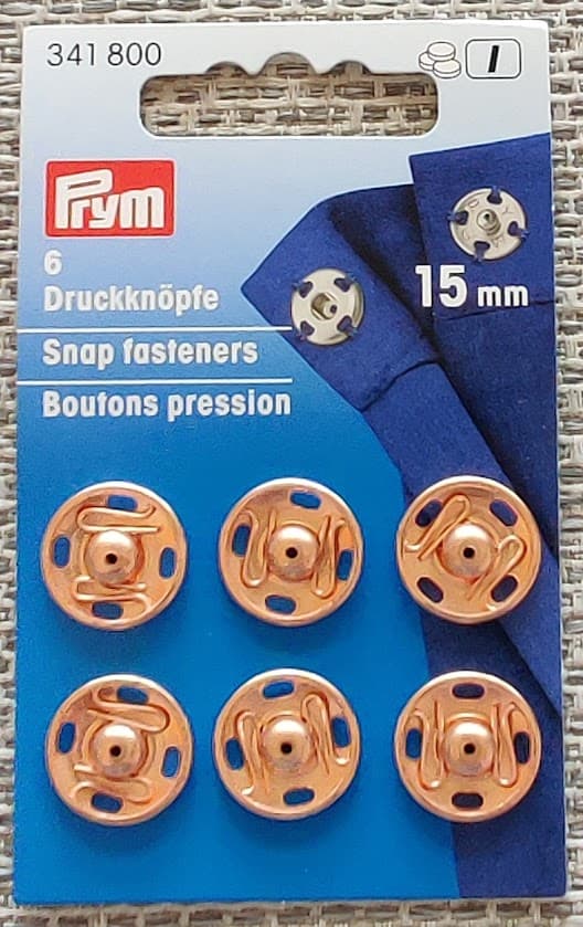 Neppari 15mm, ommeltava, Prym 341800