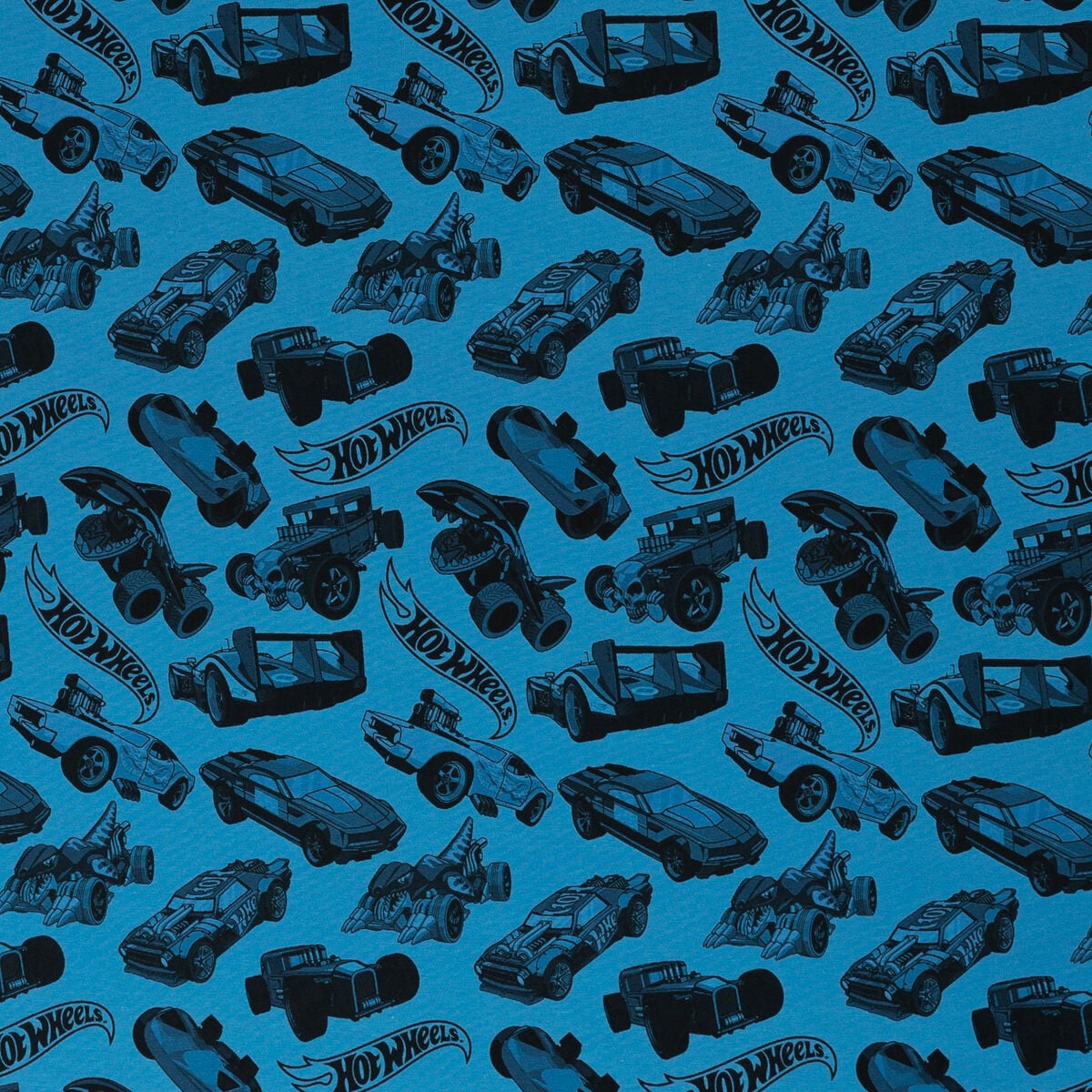 Trikoo AUTOT - HOT WHEELS turkoosi