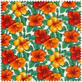 Puuvillakangas 112cm, Sunburst KUKKASET